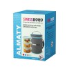 Swissboro Almaty 3 Pcs Round Lunch Box with Bag- 400 ML
