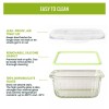 Premium Glass Tiffin with Bag | 320 x 3 Square Container Lunchbox | Made in India Borosilicate Glass | Microwave & Dishwasher Safe, Leakproof Containers Glass Lunch Box for Office Premium Glass Tiffin with Bag | 320 x 3 Square Container Lunchbox | Made in India Borosilicate Glass | Microwave & Dishwasher Safe, Leakproof Containers Glass Lunch Box for Office