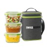 Premium Glass Tiffin with Bag | 320 x 3 Square Container Lunchbox | Made in India Borosilicate Glass | Microwave & Dishwasher Safe, Leakproof Containers Glass Lunch Box for Office Premium Glass Tiffin with Bag | 320 x 3 Square Container Lunchbox | Made in India Borosilicate Glass | Microwave & Dishwasher Safe, Leakproof Containers Glass Lunch Box for Office