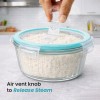 Premium Glass Tiffin with Bag | 400 x 3 Round Container Lunchbox | Made in India Borosilicate Glass | Microwave & Dishwasher Safe, Leakproof Containers Glass Lunch Box for Office Premium Glass Tiffin with Bag | 400 x 3 Round Container Lunchbox | Made in India Borosilicate Glass | Microwave & Dishwasher Safe, Leakproof Containers Glass Lunch Box for Office