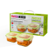 Swissboro Phoenix Square Container Set of 2 Pcs- 320 + 520 ML