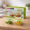 Phoenix Glass Square Glass Food Storage Container Set – 320ml & 520ml (Set of 2) | Airtight Leakproof Lids | BPA-Free | Microwave, Freezer & Dishwasher Safe | Premium Gift Box Pack Phoenix Glass Square Glass Food Storage Container Set – 320ml & 520ml (Set of 2) | Airtight Leakproof Lids | BPA-Free | Microwave, Freezer & Dishwasher Safe | Premium Gift Box Pack