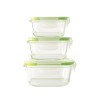 Phoenix Square Container Glass | Lunch Box for Women & Men School Kids | Microwave Safe Leak Proof Airtight Lunch Boxes 320 ML + 520 ML + 800 ML Set of 3 with Gift Bag | Tiffin for Office Phoenix Square Container Glass | Lunch Box for Women & Men School Kids | Microwave Safe Leak Proof Airtight Lunch Boxes 320 ML + 520 ML + 800 ML Set of 3 with Gift Bag | Tiffin for Office