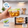 Phoenix Square Container Glass | Lunch Box for Women & Men School Kids | Microwave Safe Leak Proof Airtight Lunch Boxes 320 ML + 520 ML + 800 ML Set of 3 with Gift Bag | Tiffin for Office Phoenix Square Container Glass | Lunch Box for Women & Men School Kids | Microwave Safe Leak Proof Airtight Lunch Boxes 320 ML + 520 ML + 800 ML Set of 3 with Gift Bag | Tiffin for Office