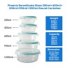 Swissboro Phoenix Round Container Set of 5 Pcs- 400 x 2 + 620 x 1 + 200 x 2