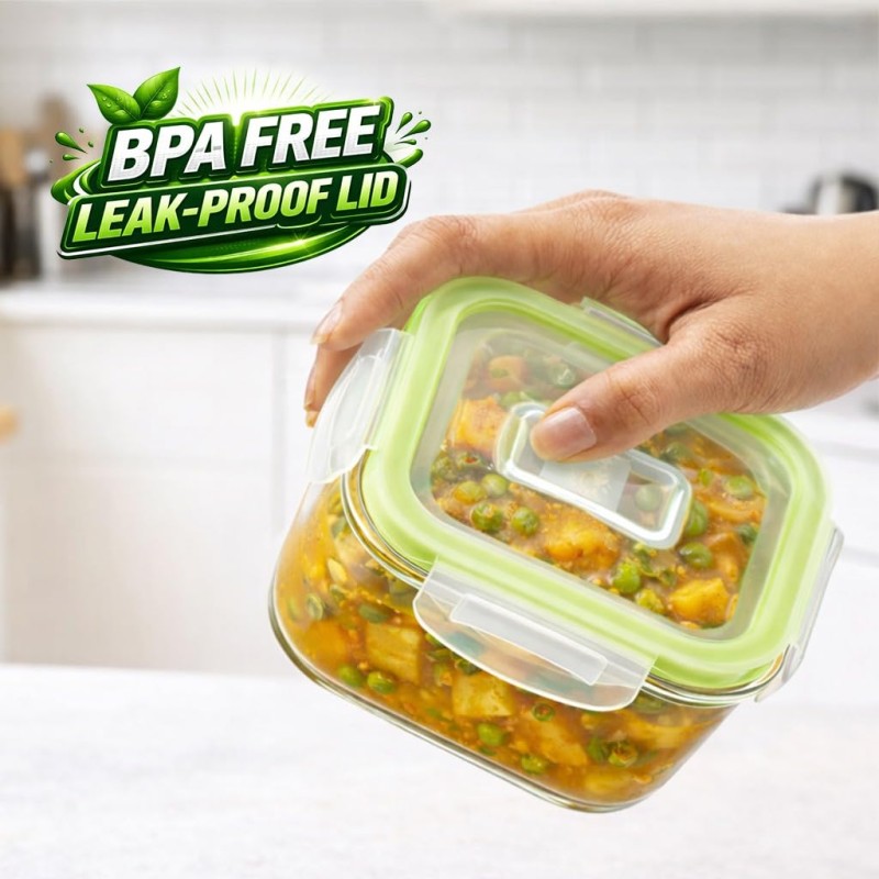 Phoenix Square Food Storage Container Set – 5 Pieces (2×320 ml, 1×520 ml, 2×180 ml) | Airtight Kitchen Containers with Gift Box | Durable & Space-Saving Design | Premium Gift Box Pack Phoenix Square Food Storage Container Set – 5 Pieces (2×320 ml, 1×520 ml, 2×180 ml) | Airtight Kitchen Containers with Gift Box | Durable & Space-Saving Design | Premium Gift Box Pack