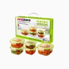 Phoenix Square Food Storage Container Set – 5 Pieces (2×320 ml, 1×520 ml, 2×180 ml) | Airtight Kitchen Containers with Gift Box | Durable & Space-Saving Design | Premium Gift Box Pack Phoenix Square Food Storage Container Set – 5 Pieces (2×320 ml, 1×520 ml, 2×180 ml) | Airtight Kitchen Containers with Gift Box | Durable & Space-Saving Design | Premium Gift Box Pack