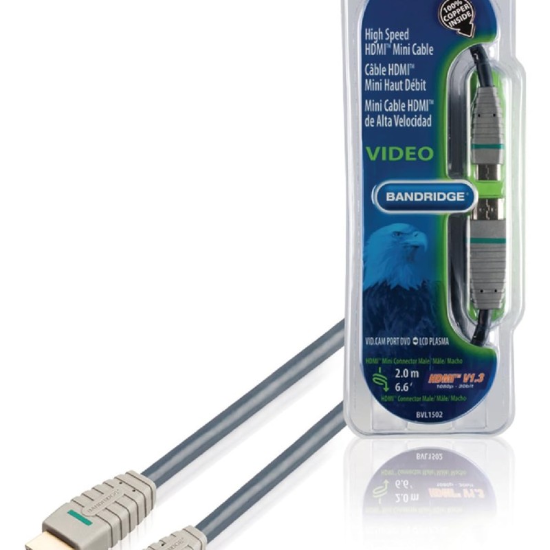 Bandridge BVL1502-2.0M High Speed HDMI Cable Bandridge BVL1502-2.0M High Speed HDMI Cable