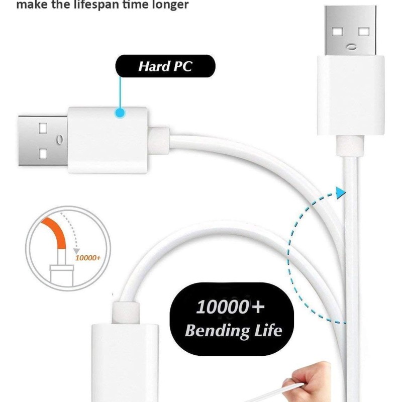 Karbonn Aura Sleek Plus, Karbonn Frames S9, Karbonn Aura Storm, Karbonn A9 Indian Cable with 1 Meter Micro USB Data Cable