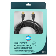 BPL BHDMI102 5 metre HDMI Cable, Black