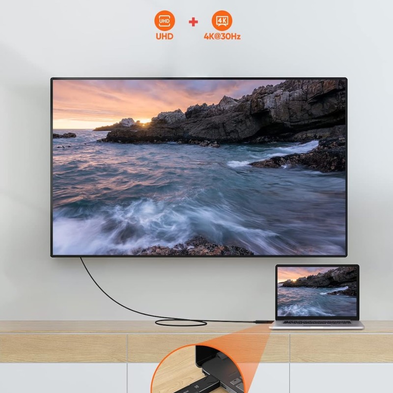 CableCreation 4K DisplayPort to HDMI Adapter 3-Pack, DP to HDMI Converter 4K@30Hz 2K@60Hz 1080p@120Hz Uni-Directional to HDMI Passive Adapter Compatible with PC, Laptop, Monitor, TV, Projector, Black CableCreation 4K DisplayPort to HDMI Adapter 3-Pack, DP to HDMI Converter 4K@30Hz 2K@60Hz 1080p@120Hz Uni-Directional to HDMI Passive Adapter Compatible with PC, Laptop, Monitor, TV, Projector, Black