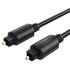 CableCreation 6 FT Digital Fiber Optical Toslink Cable Gold Plated for Home Theater, Sound Bar, TV, PS4, Xbox, VD/CD Player,Blu-ray Players,Game Console& More,Black 1.8m