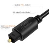 CableCreation 6 FT Digital Fiber Optical Toslink Cable Gold Plated for Home Theater, Sound Bar, TV, PS4, Xbox, VD/CD Player,Blu-ray Players,Game Console& More,Black 1.8m CableCreation 6 FT Digital Fiber Optical Toslink Cable Gold Plated for Home Theater, Sound Bar, TV, PS4, Xbox, VD/CD Player,Blu-ray Players,Game Console& More,Black 1.8m