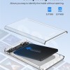 ORICO 2.5" External Hard Drive Enclosure, SATA III to USB Type-C for HDD/SSD - Tool Free Installation, Transparent Design, Supports UASP and up to 4TB