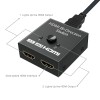 Farraige�HDMI Switch Splitter, 2 Port Bi-Directional Manual HDMI Switch 2 in 1 Out or 1 in 2 Out Splitter Supports 4K 2K 3D Full HD 1080p