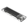 ORICO Transparent NVMe M.2 Enclosure Tool-Free USB3.1 Type-C Gen2 10Gbps to M.2 SSD Enclosure for Intel 660p/Samsung 970 EVO/Samsung970 Pro 2230/2242/2260/2280 PCIe NVMe M-Key SSD up to 2TB.