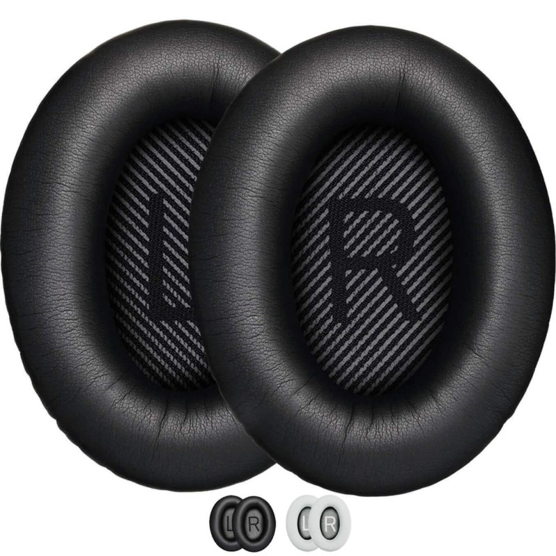 Parzo Ear Cushions for Bose QC35 - Ultra Soft Ear Pads Compatible with Bose Quietcomfort 35 & 35 ii Headphones (QC35 Cushion Black) Parzo Ear Cushions for Bose QC35 - Ultra Soft Ear Pads Compatible with Bose Quietcomfort 35 & 35 ii Headphones (QC35 Cushion Black)