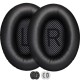 Parzo Ear Cushions for Bose QC35 - Ultra Soft Ear Pads Compatible with Bose Quietcomfort 35 & 35 ii Headphones (QC35 Cushion Black)