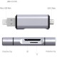 Famous Quality® 3 in 1 USB 3.0, USB C, Micro USB Card Reader SD, Micro SDXC Memory Card Reader for MacBook PC Tablets Smartphones