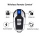 Mengshen Wireless Motorcycle Bicycle Alarm, Security Anti-Theft Alarm with Remote Control, IP55 Waterproof, 113 dB Super Loud (Black)