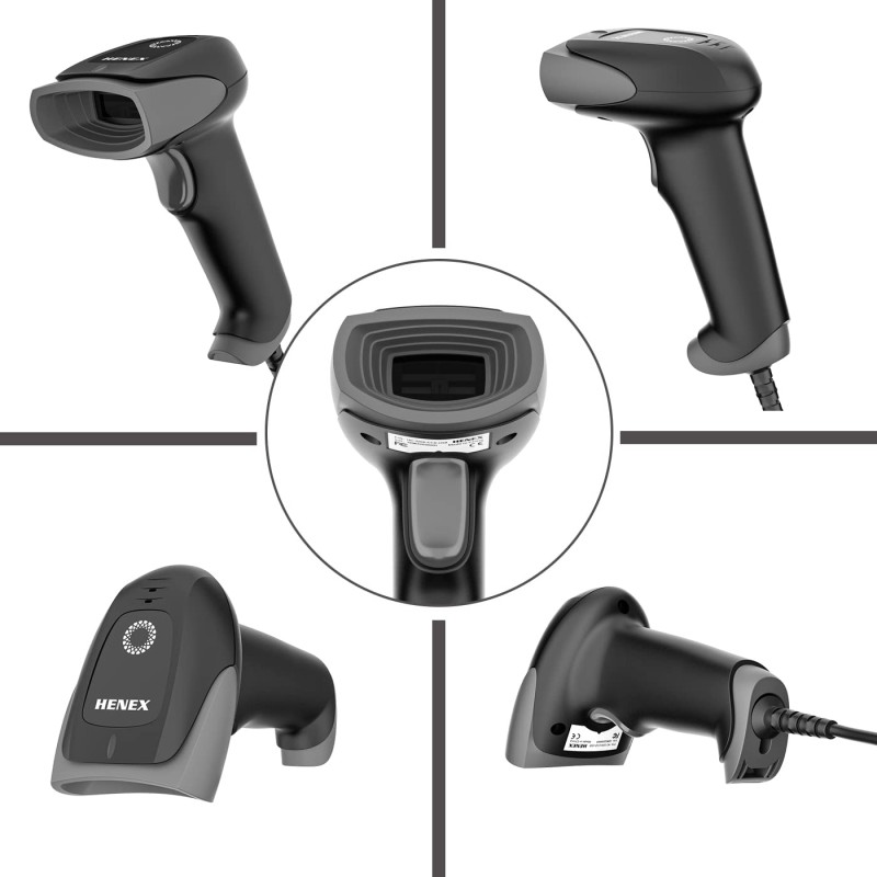 HENEX HC-9205 Wired 1D Barcode Scanner Plug and Play Barcode Reader,Bar Code Scanner Supports Screen barcodes scan,is for Retail Shop,Supermarket,Reader Compatible with Android, Windows,Mac Devices HENEX HC-9205 Wired 1D Barcode Scanner Plug and Play Barcode Reader,Bar Code Scanner Supports Screen barcodes scan,is for Retail Shop,Supermarket,Reader Compatible with Android, Windows,Mac Devices