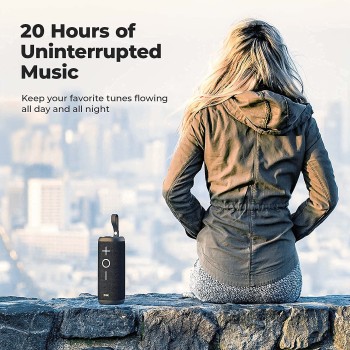 Tribit StormBox 24W Bluetooth Wireless Speakers,360�Surround Sound,Enhanced Bass-Independent XBass Button,Wireless Dual Pairing,Built-In Mic,IPX7 Waterproof,20H Playtime,Outdoor Portable Speaker,Black Tribit StormBox 24W Bluetooth Wireless Speakers,360�Surround Sound,Enhanced Bass-Independent XBass Button,Wireless Dual Pairing,Built-In Mic,IPX7 Waterproof,20H Playtime,Outdoor Portable Speaker,Black