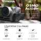 CYNOVA Osmo Action Dual 3.5mm Mic/USB-C Adapter Charging and Data Transferring, Audio Adapter Vlogging Accessories for OSMO Action Camera - Made for Osmo Action with Authorization