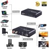 Sprugal HDMI Audio Extractor Dolby Digital/DTS HDR10 4k 60HZ, HDMI to HDMI with Audio Optical Toslink SPDIF + 3.5mm/RCA Stereo HDMI to Audio Converter Adapter HDMI 2.0b, Supports ARC, 18Gpbs Bandwidth Sprugal HDMI Audio Extractor Dolby Digital/DTS HDR10 4k 60HZ, HDMI to HDMI with Audio Optical Toslink SPDIF + 3.5mm/RCA Stereo HDMI to Audio Converter Adapter HDMI 2.0b, Supports ARC, 18Gpbs Bandwidth