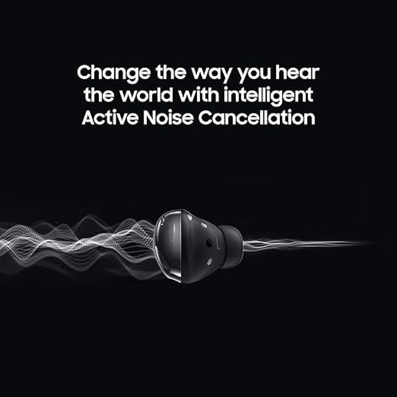 Samsung Galaxy Buds Pro 99% Noise Cancellation, Bluetooth Truly Wireless in Ear Earbuds with Mic, Upto 28 Hours Playtime, Black Samsung Galaxy Buds Pro 99% Noise Cancellation, Bluetooth Truly Wireless in Ear Earbuds with Mic, Upto 28 Hours Playtime, Black