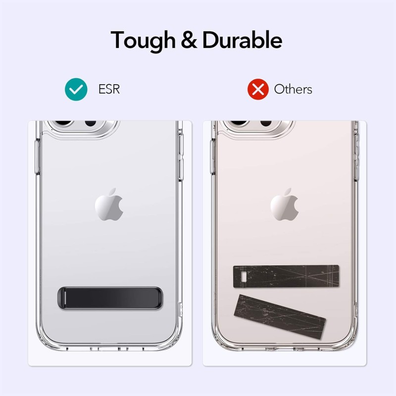 ESR Phone Kickstand, Vertical and Horizontal Phone Stand Holder, Adjustable Angle, Compatible with iPhone 16 15 14 13 12 Samsung Galaxy and More, Black ESR Phone Kickstand, Vertical and Horizontal Phone Stand Holder, Adjustable Angle, Compatible with iPhone 16 15 14 13 12 Samsung Galaxy and More, Black