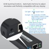 Sprugal HDMI Extender 60m (Transmitter and Receiver) 1080p@60Hz, 3D, Over Single Cat6/Cat6e/Cat 7 Cable Full HD Uncompressed Transmit Up to 196 Ft(60m) || EDID and POC Function Supported || Zero Latency