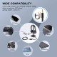 Eksa H12 Wired Over Ear Headphones with Mic Pc Computer, Wired 3.5Mm Connection, in-Line Control for Volume, Noise Cancelling for Mobile, Laptop, Pc, Business Calls and Call Centre with Clear Chat