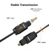 Cablecreation Optical Digital Audio Cable, 50Ft Thin Fiber Optic Toslink Gold Plated Optical S/Pdif Cord For Home Theater, Sound Bar, Tv, Ps4, Xbox, Vd/Cd Player, Game Console, Black, Od:2.2Mm Cablecreation Optical Digital Audio Cable, 50Ft Thin Fiber Optic Toslink Gold Plated Optical S/Pdif Cord For Home Theater, Sound Bar, Tv, Ps4, Xbox, Vd/Cd Player, Game Console, Black, Od:2.2Mm