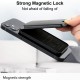 HaloLock Vegan Leather Wallet Stand, MagSafe Wallet and Adjustable Stand, Compatible with iPhone 14/14 Plus/14 Pro/14 Pro Max and 13/12 Series, Not Compatible with 13/12 mini, 3 Card Holder, Black