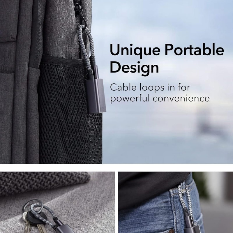 ESR USB Type C Headphone Adapter, 2-in-1 USB C to 3.5 mm Headphone Jack Adapter with PD Fast Charging, Portable Design, Compatible with Galaxy S22/S21/S20/Note20, iPad 10/Air 5/Mini 6/Pro