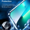 ESR Armorite Screen Protector Compatible with iPhone 13 Pro Max,110 lb of Force Resistance, Ultra-Tough Tempered-Glass with Speaker Shield, Easy Installation Frame, 2 Pack