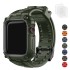 Fullmosa Apple Watch 44mm Rugged Silicone Band/Straps with Screen Protector and Bumper Case for Men, Compatible with Apple Watch Series 8 | 7 (45mm/41mm) | SE2 | 6 | SE | 5 | 4 (44mm/40mm) - Army Green [Watch NOT Included]