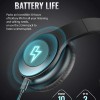 Tribit QuietPlus Wireless Bluetooth Headphones Over Ear with Mic,Active Noise Cancelling Headphone with 5.0 Bluetooth Technology,30 Hrs Playtime,CVC8.0 Hi-Fi Sound,Headsets for Airplane/Travel/Work