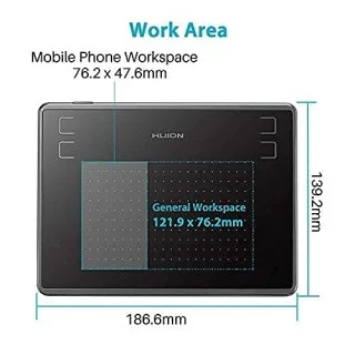 Huion, H430P, OSU Graphics Drawing Tablet, inch, Working