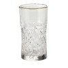 Morocco Water Glass 290 ml - Set of 6 Pcs YG1692 with Gold line Morocco Water Glass 290 ml - Set of 6 Pcs YG1692 with Gold line