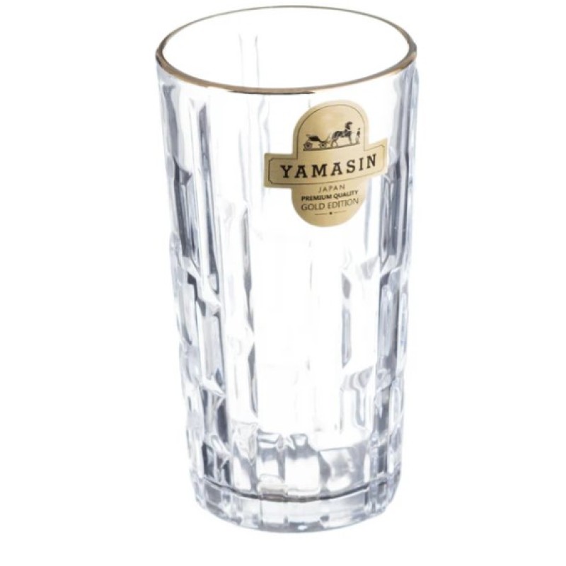 Cairo Water Glass 290 ml - Set of 6 Pcs with Gold Line Cairo Water Glass 290 ml - Set of 6 Pcs with Gold Line