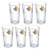 Cairo Water Glass 290 ml - Set of 6 Pcs with Gold Line Cairo Water Glass 290 ml - Set of 6 Pcs with Gold Line