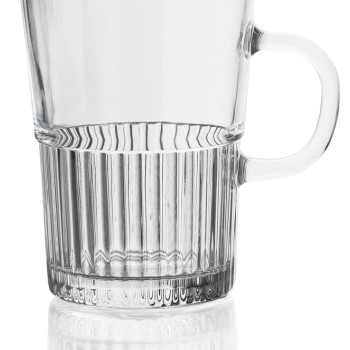 Casablanca Beer Mug 490ml - Set of 4 Pcs - With Gold Line YG1874 Casablanca Beer Mug 490ml - Set of 4 Pcs - With Gold Line YG1874