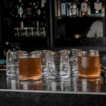 NewYork Whisky Glass 270 ml Set of 6 Pc YG1875 - With Gold Line NewYork Whisky Glass 270 ml Set of 6 Pc YG1875 - With Gold Line