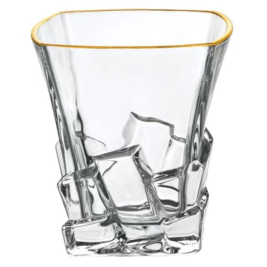 Crystal Whisky Glass - 350ml Set of 6 Pcs YG19543