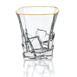 Crystal Whisky Glass - 350ml Set of 6 Pcs YG19543