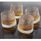 Crystal Rolling Juice Glass - 165 ml Set of 6 Pcs YG19549