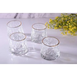 Crystal Rolling Juice Glass 165ml - Set of 6 Pcs  YG19550