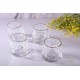 Crystal Rolling Juice Glass 165ml - Set of 6 Pcs  YG19550
