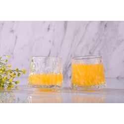Crystal Rolling Juice Glass 165ml - Set of 6 Pcs  YG19550